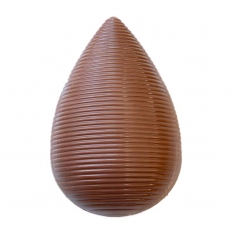 Τριπλό Καλούπι Σοκολάτας για Ραβδωτό Μυτερό Αυγό 500γρ