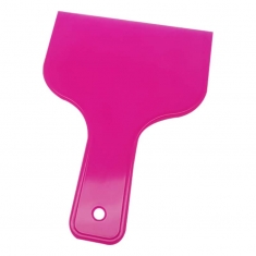 Large Pink Spatula for Chocolate Tempering and Mixing L17 x W11,7cm