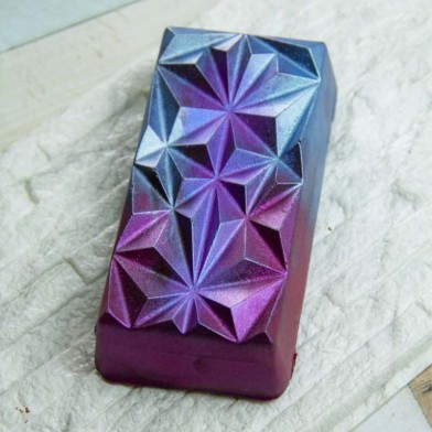 Triangles Design Bar Special Chocolate Mold 250g