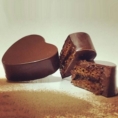 Τριπλό Καλούπι Σοκολάτας για γεμιστά Μπισκότα Oreo Καρδιές 