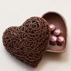Καρδιά 500γρ Τριπλό Καλούπι Σοκολάτας SP