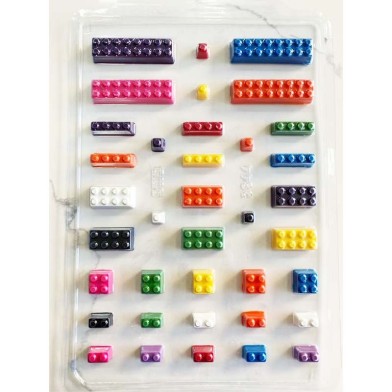 Τουβλάκια Τύπου Lego Απλό Καλούπι Σοκολάτας SP SP