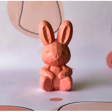 Geometric Seated Rabbit Special Chocolate Mold 400g SP