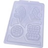 Fun Pop It Plaque Collection 3 Simple Chocolate Mold SP