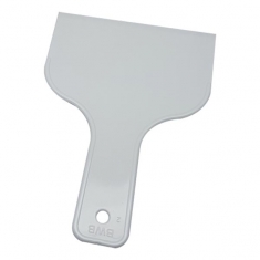 Large White Spatula for Chocolate Tempering L17 x W11,7cm