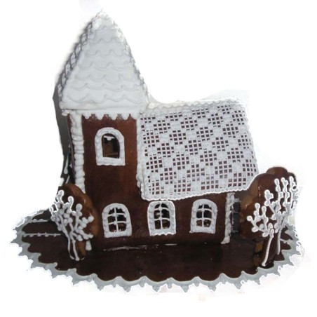 Σετ Κουπάτ για Χριστουγεννιάτικο Κάστρο - Εκκλησία Gingerbread 3D Υ16,5xΠ6xΜ11,5εκ.