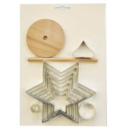 Stacked Star Christmas Tree Cutters Set H13,5 x 9,5cm
