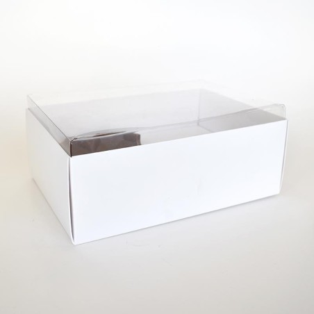 Χαμηλό Διάφανο Καπάκι για κουτί 22x15  με ύψος Υ9εκ