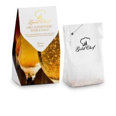 Edible Gold Powder 70μg bag 23kts.