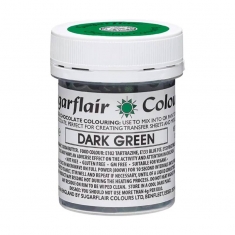 Σκούρο Πράσινο Χρώμα Σοκολάτας σε πάστα της Sugarflair 35γρ