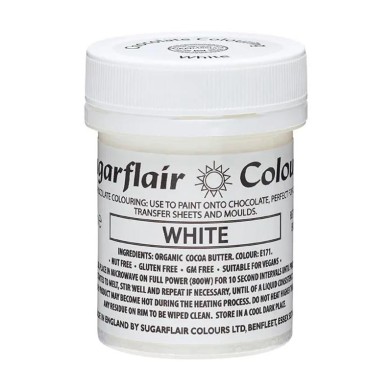Λευκό Χρώμα Σοκολάτας σε πάστα της Sugarflair 35γρ