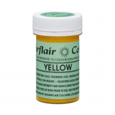 Yellow 100% Natural Colors by Sugarflair 25g