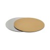 D20cm Round Double Face Gold/Silver Cake Boards 1,5mm thick 100pcs