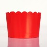 Κόκκινες Θήκες Cupcakes με καραμελόχαρτο Μεγάλα Δ7xΥ4,5εκ. -65τεμ