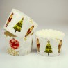 Χριστουγεννιάτικα Στρατιωτάκια - Θήκες Cupcakes με καραμελόχαρτο Μεγάλα Δ7xΥ4,5εκ. 50τεμ