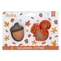 In the Woods Plastic Cookie Cutters Set of 2 by Decora