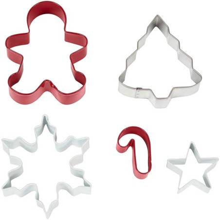 Christmas Cookie Cutter Gift Box Set of 5 by Wilton