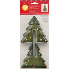 3D Christmas Tree cutters set by Wilton