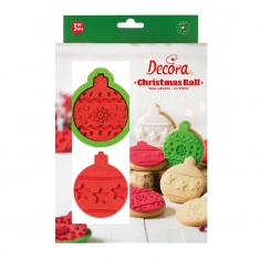Embossed Cutters Set for Christmas Baubles by Decora