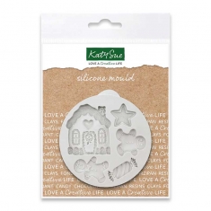 Miniature Christmas Gingerbread Silicone Mould