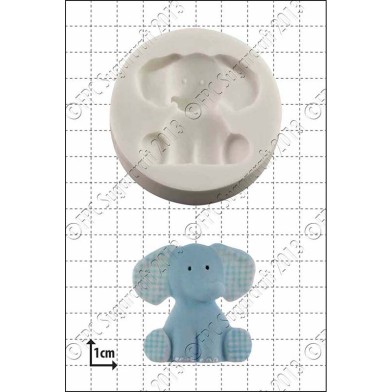 Nursery Elephant Silicone Mould by FPC Moulds