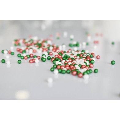 Pearlicious Christmas Pearls Mix D4mm 1kg TiO2 Free