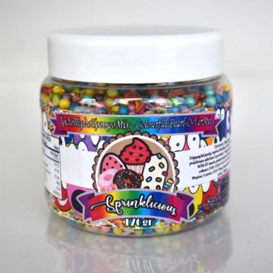 Sprinklicious Colorful Pearl-o-VerMix 4m 170g E171 Free