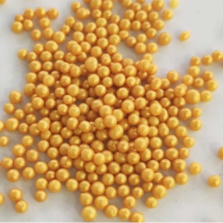 Gold Pearls 4mm 1kg E171 Free