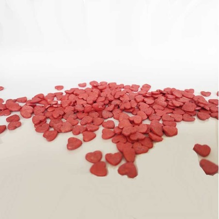 Red Heartwarmers - Sugar Sprinkles 1kg E171 Free