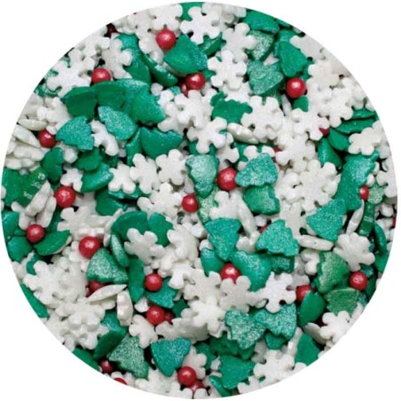 Sprinklicious Christmas Sprinkles Mix 50g E171 Free