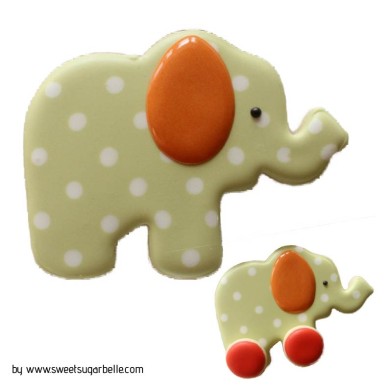 Elephant Baby Inox Cookie Cutter 4,5×5,3cm.