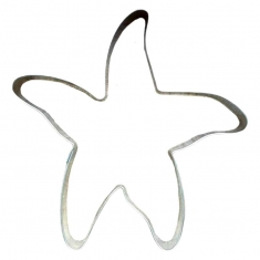 Starfish Inox Cookie Cutter 7,5×7,5cm