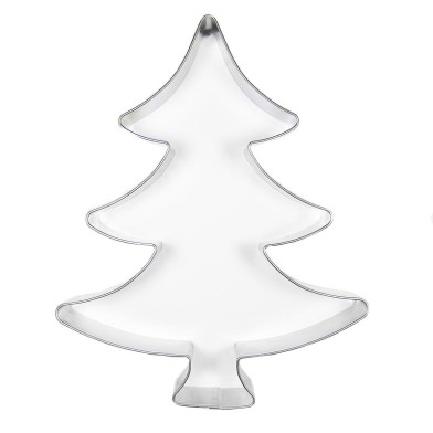 Christmas Tree Inox Cookie Cutter 11x8,2cm depth 2cm
