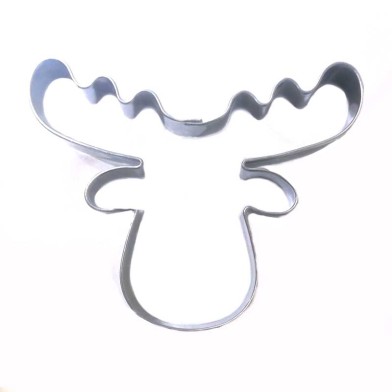 Moose head Metallic Cookie Cutter 5,7x6,9cm