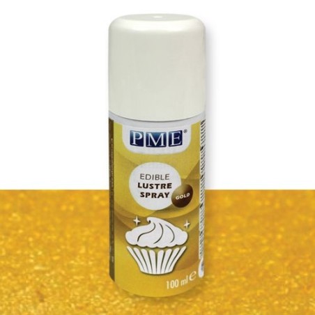 Edible Gold Lustre Spray 100ml Ε171 Free