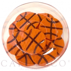 Sugarpaste Basketballs 3cm. 30pcs