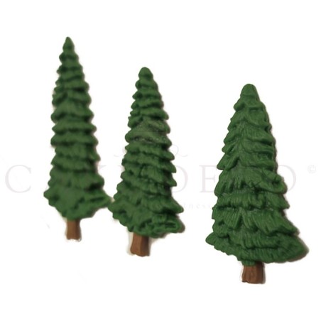 Christmas Trees - Edible Decoration by Cake Deco, 3 sizes 20pcs, H5-8,5cm