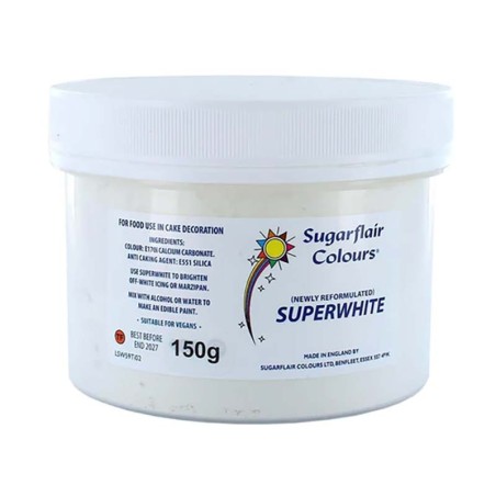 Superwhite Icing Whitener E171 Free Sugarflair 150g
