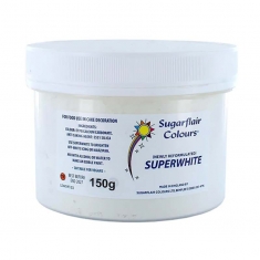 Superwhite Λευκαντικό Γλάσου E171 Free της Sugarflair 150γρ