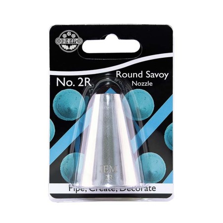 Medium Plain Round Savoy Nozzle No.2R 13mm