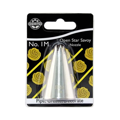 Small Open Star Savoy Nozzle No.1M 10mm