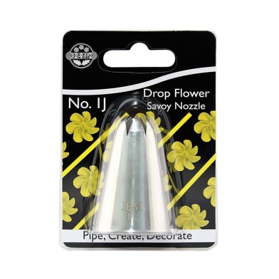 Small Curved Star Savoy Nozzle No.1J 12mm