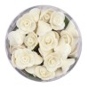 White Roses Set of 40 - 2cm