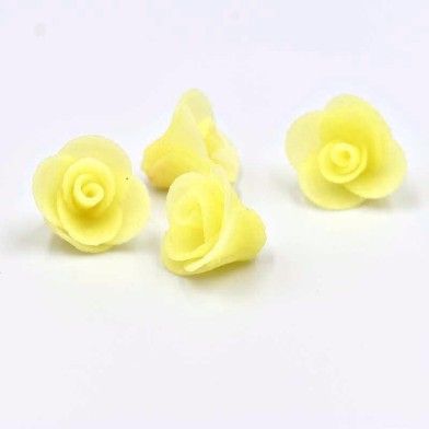 Yellow Roses Set of 40 - 2cm