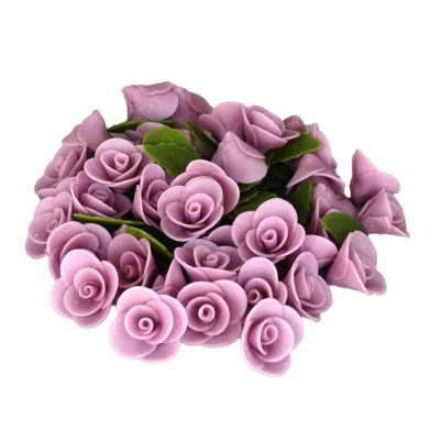 Lilac Roses Set of 40 - 2cm
