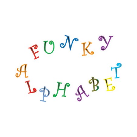 Tappit - Κουπάτ της FMM Funky Λατινική Αλφάβητος και Νούμερα
