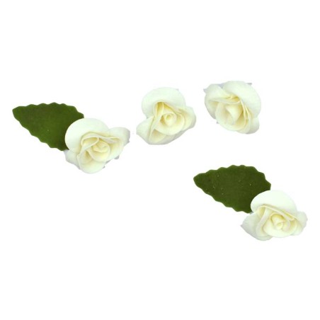 Λευκά Τριαντάφυλλα Σετ 15 τεμ. 3εκ.