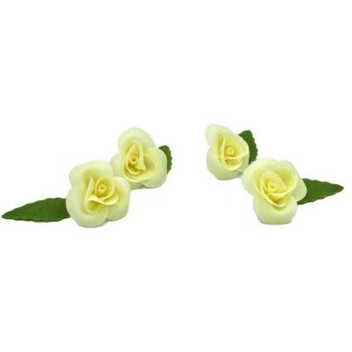 Champagne Colored Roses Set of 15 - 3cm