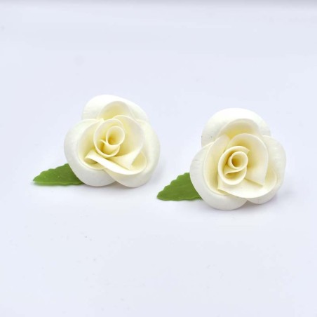 Λευκά Τριαντάφυλλα Σετ 5 τεμ. 5εκ.