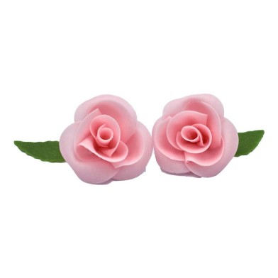Pink Roses Set of 5 - 5cm